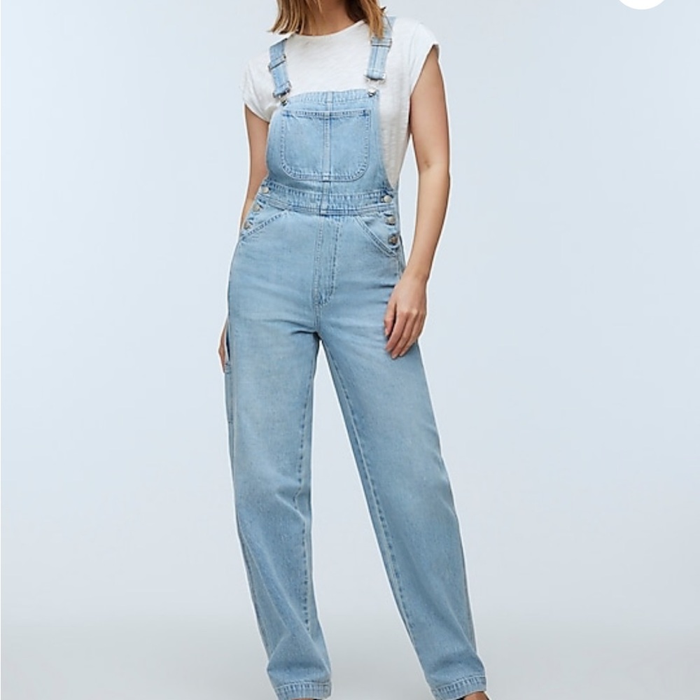 Madewell Denim Oversized Carpenter Overalls